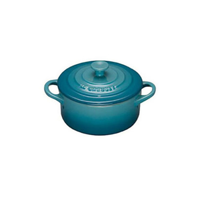 Le Creuset Mini 8 oz. Round Cocotte | Caribbean Blue