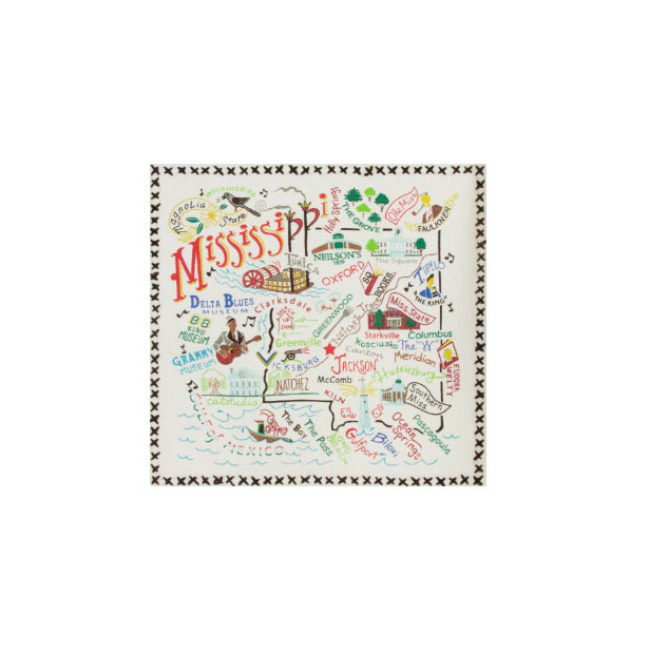 Catstudio State of Mississippi Dish Towel 1