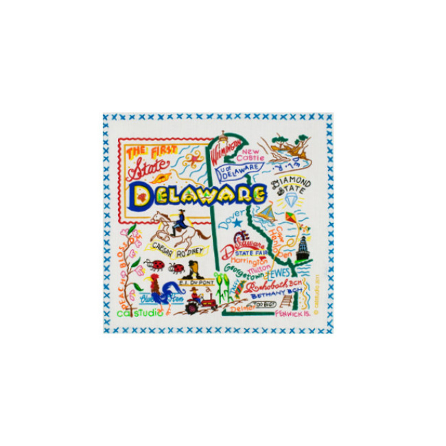 Catstudio State of Delaware Dish Towel 1