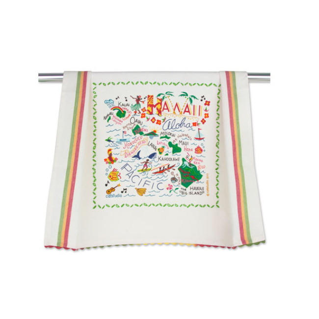 Catstudio State of Hawaii Dish Towel