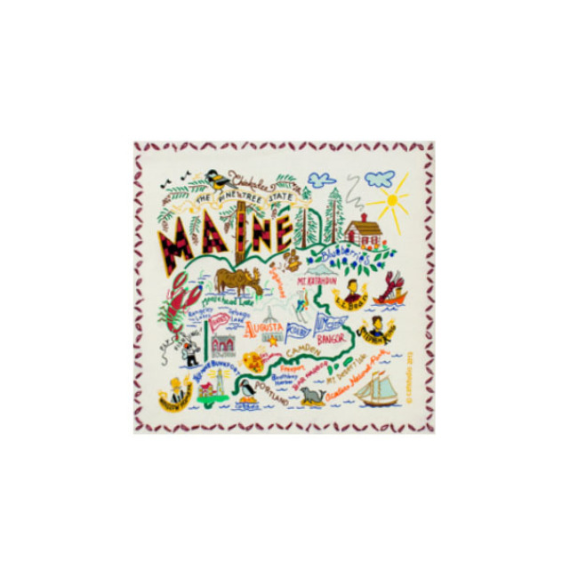 Catstudio State of Maine Dish Towel 1