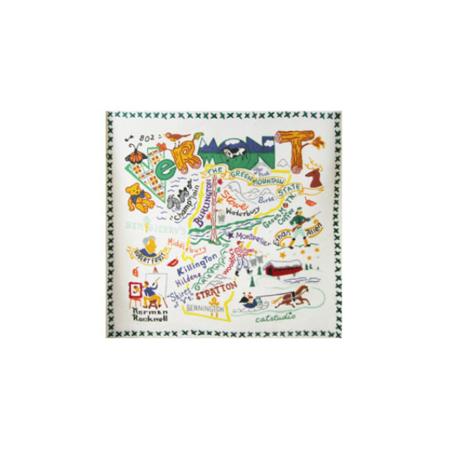 Catstudio State of Vermont Dish Towel 1