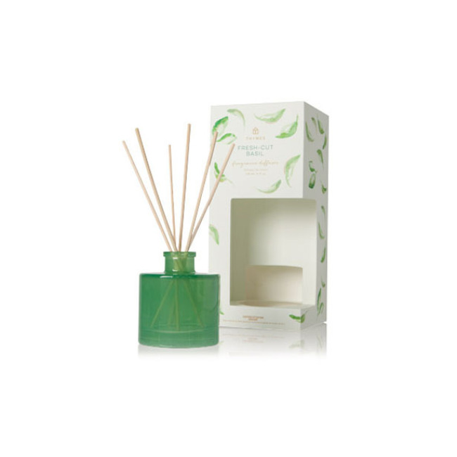 THYMES Fresh-Cut Basil Petite Reed Diffuser