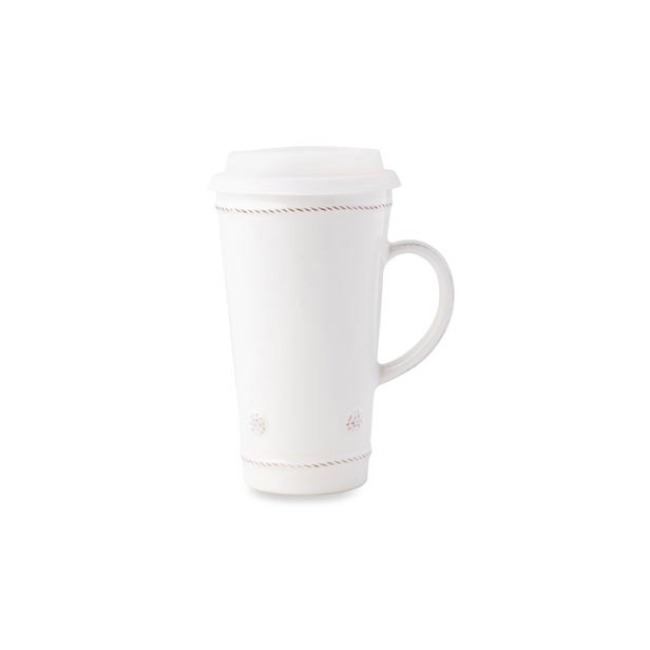 Juliska Berry & Thread Whitewash Travel Mug