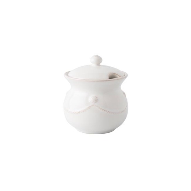 Juliska Berry & Thread Whitewash Lidded Sugar Pot	