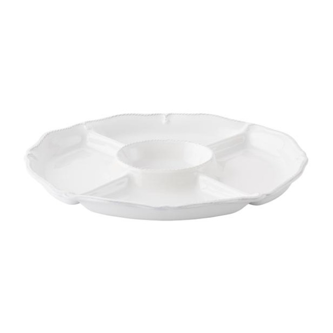 Juliska Berry & Thread Whitewash Crudité Platter 1