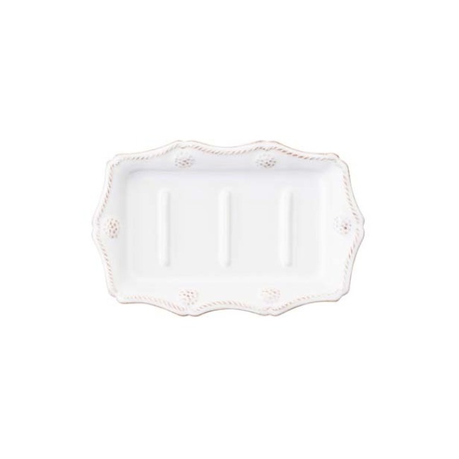 Juliska Berry & Thread Whitewash Soap Dish 4