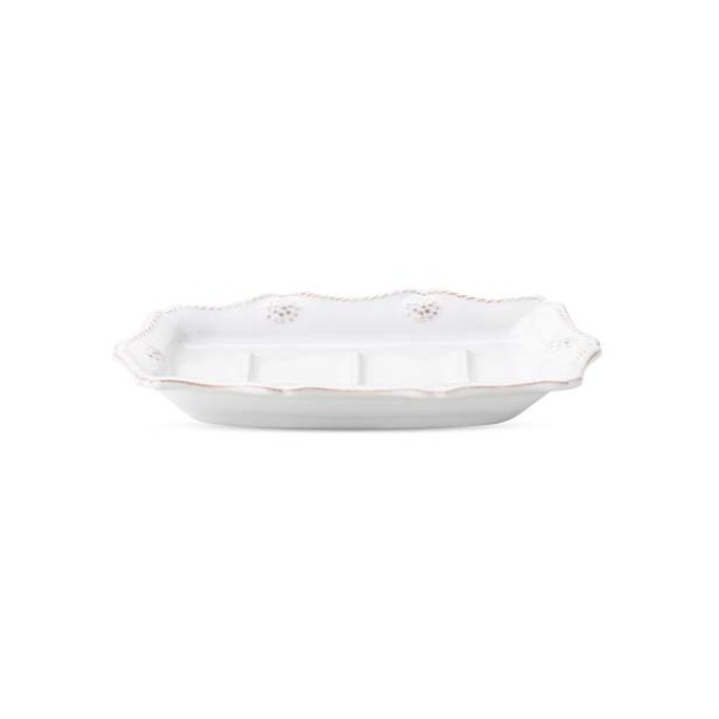 Juliska Berry & Thread Whitewash Soap Dish 1