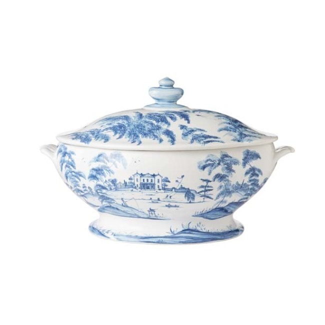 Juliska Country Estate Delft Blue Tureen “Main House”