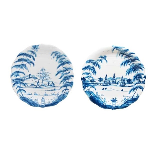 Juliska Country Estate Delft Blue Party Plates, Set of 4 2