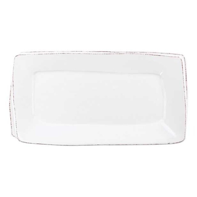 Vietri Lastra White Rectangular Platter