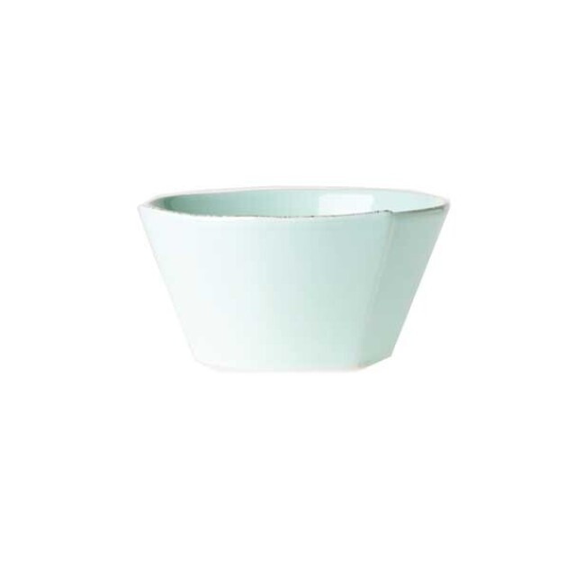 Vietri Lastra Stacking Cereal Bowl - Aqua