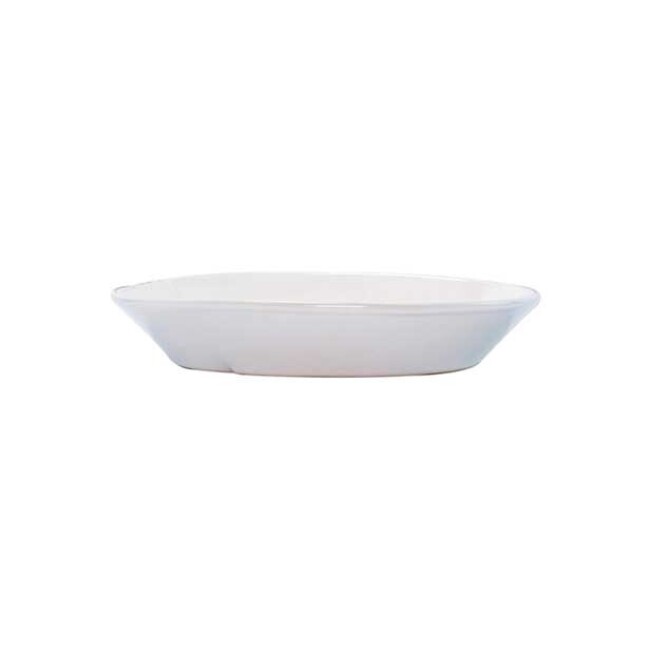 Vietri Lastra White Small Oval Baker