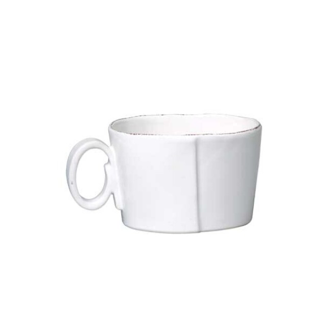 Vietri Lastra Jumbo Cup - White