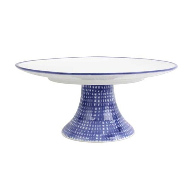 Viva by Vietri Santorini Geo Cake Stand