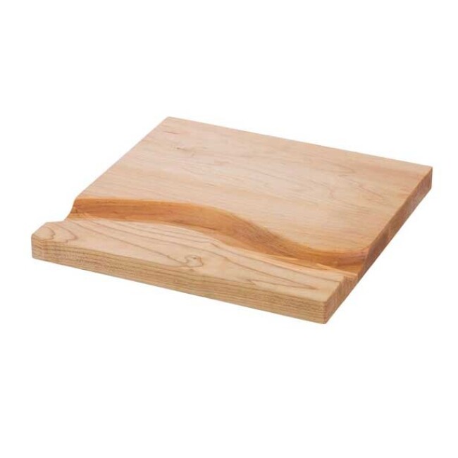 J K Adams Maple Square Cheese Board w/ Cracker Groove