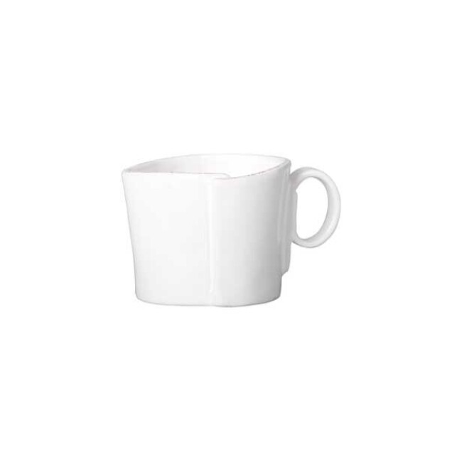 Vietri Lastra White Creamer