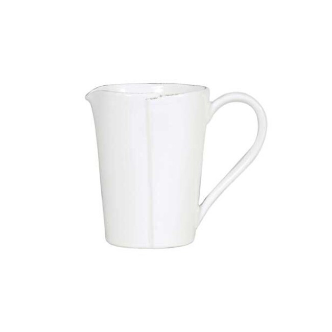 Vietri Lastra White Pitcher