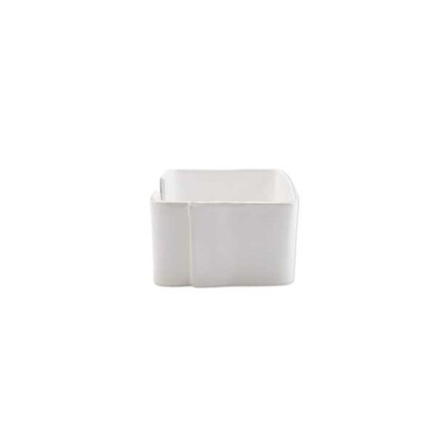 Vietri Lastra White Guest Napkin Holder 2