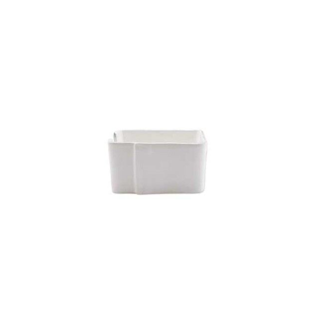 Vietri Lastra White Cocktail Napkin Holder 2