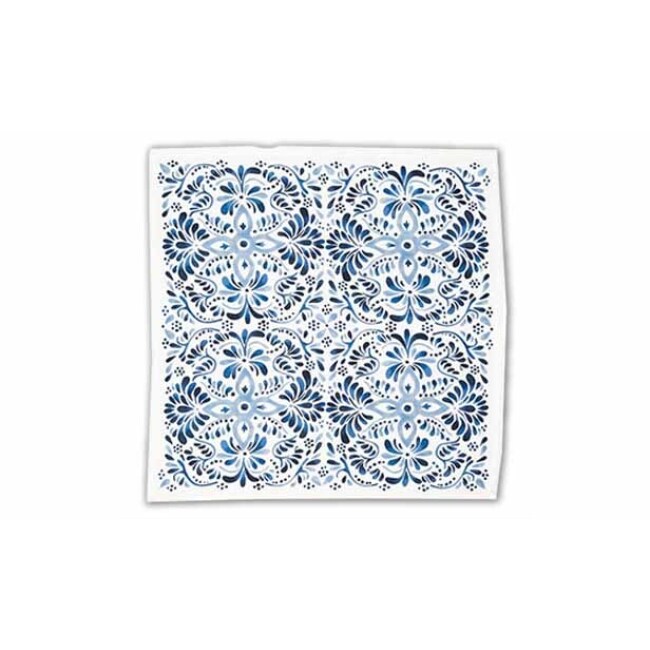 Juliska Iberian Napkin | Indigo - flat