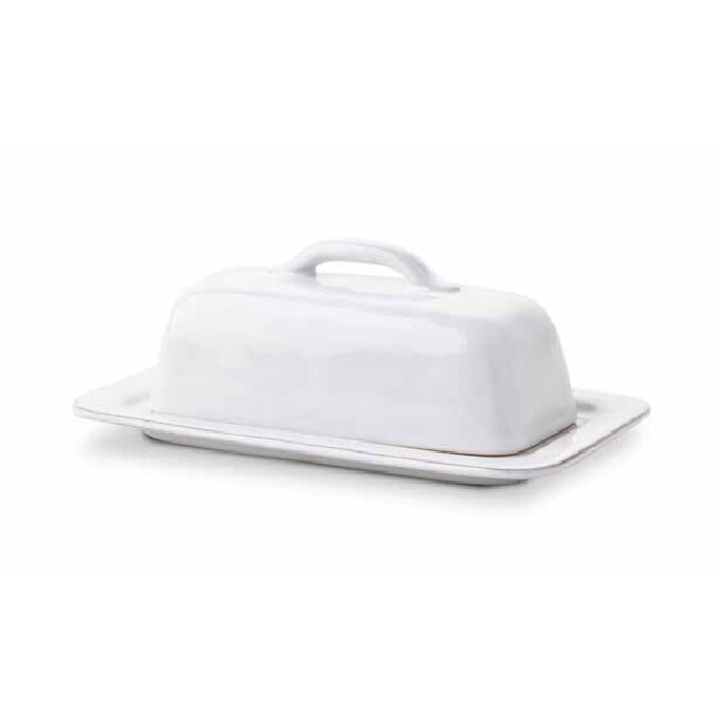 Juliska Puro Whitewash Butter Dish 1