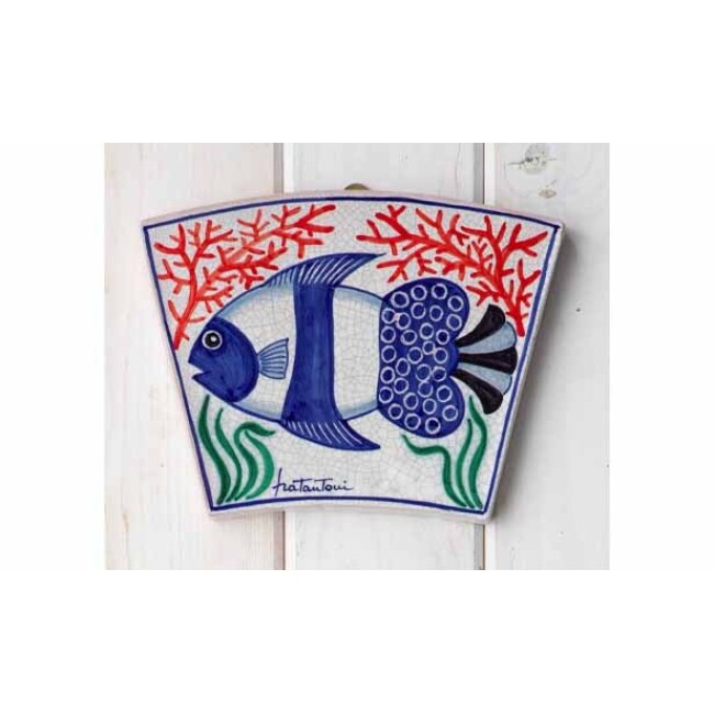 Vietri First Stones Fish Wall Plaque 1