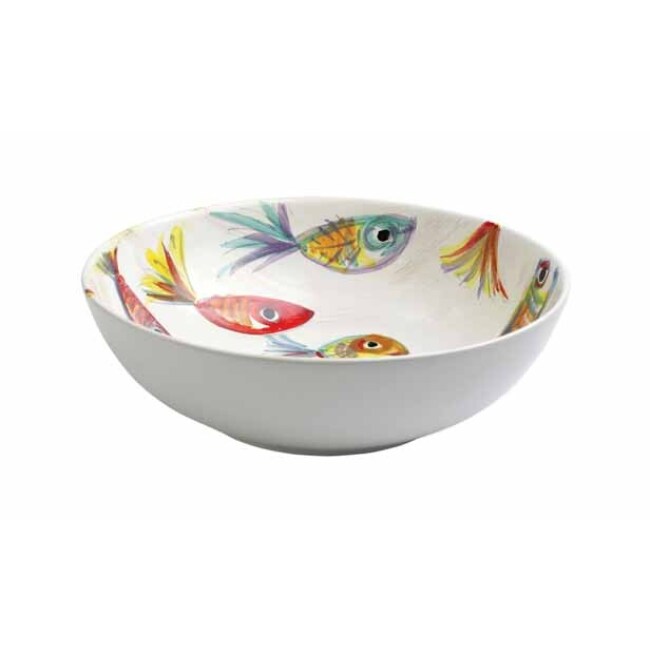 Vietri Pesci Colorati 11-Inch Deep Bowl