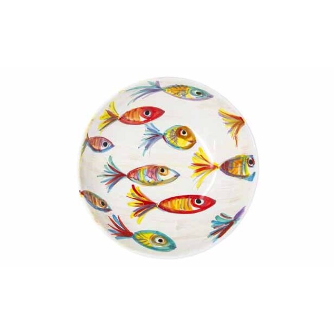 Vietri Pesci Colorati 11-Inch Deep Bowl 1