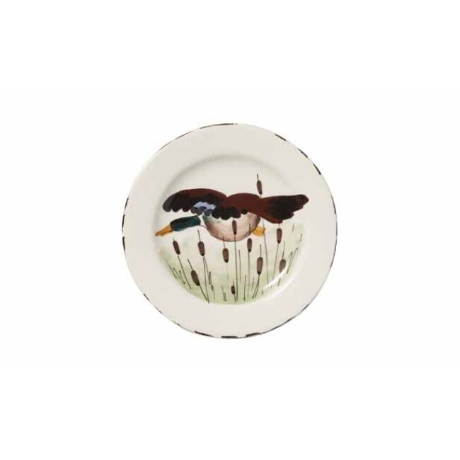 Vietri Wildlife Salad Plate - Mallard