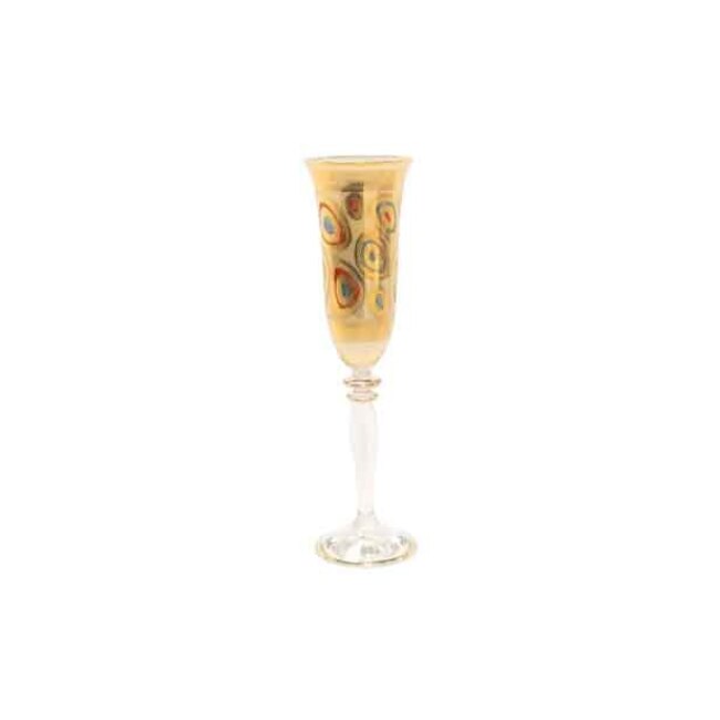 Vietri Regalia Champagne Flute - Cream