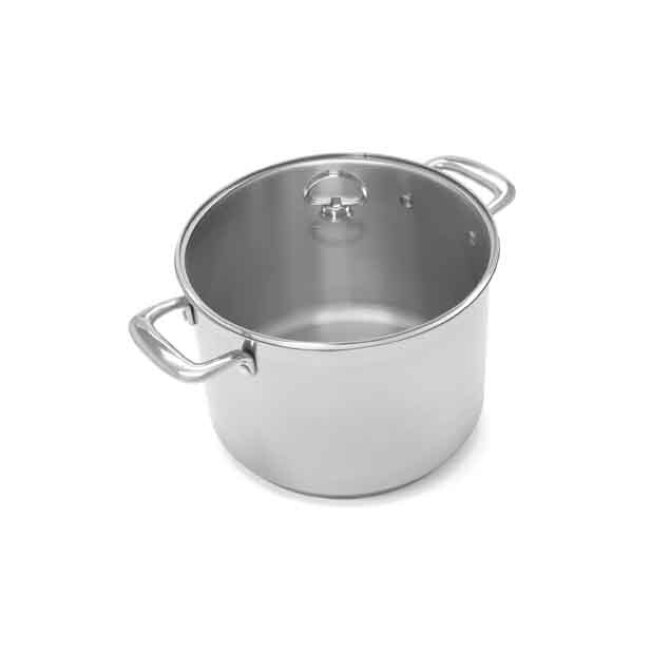 Chantal Induction 21 Steel Stockpot w/ Lid & Pasta/Steamer Insert (8 Qt.)  1