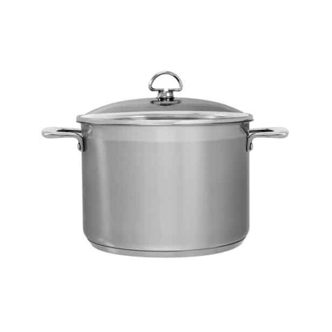 Chantal Induction 21 Steel Stockpot w/ Lid & Pasta/Steamer Insert (8 Qt.)  2