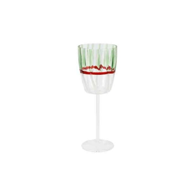 Vietri Garland Wine Glass