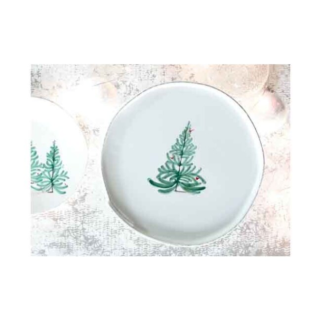 Vietri Lastra Holiday Large Cake Stand 2