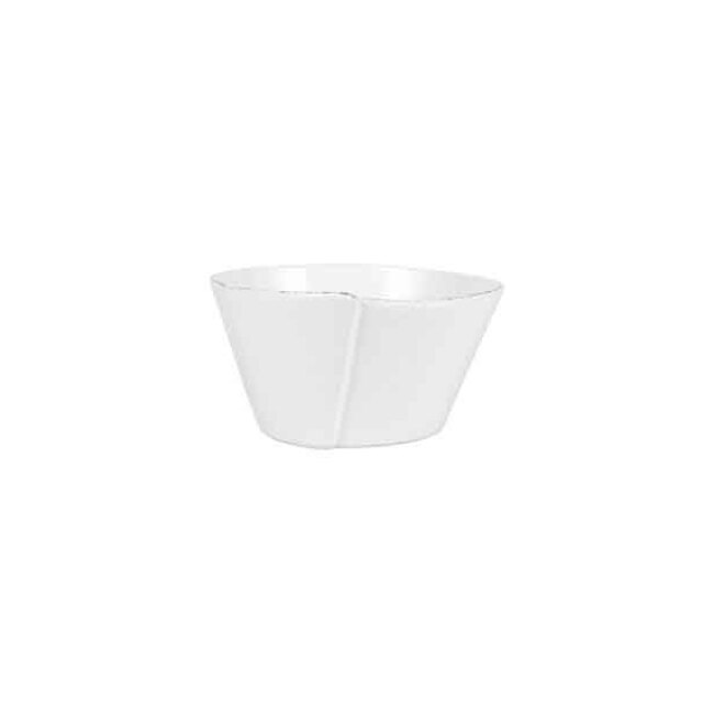 Vietri Lastra White Stacking Berry Bowl