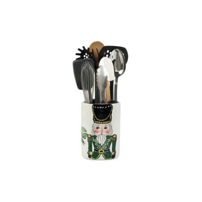 Vietri Nutcrackers Utensil Holder 4