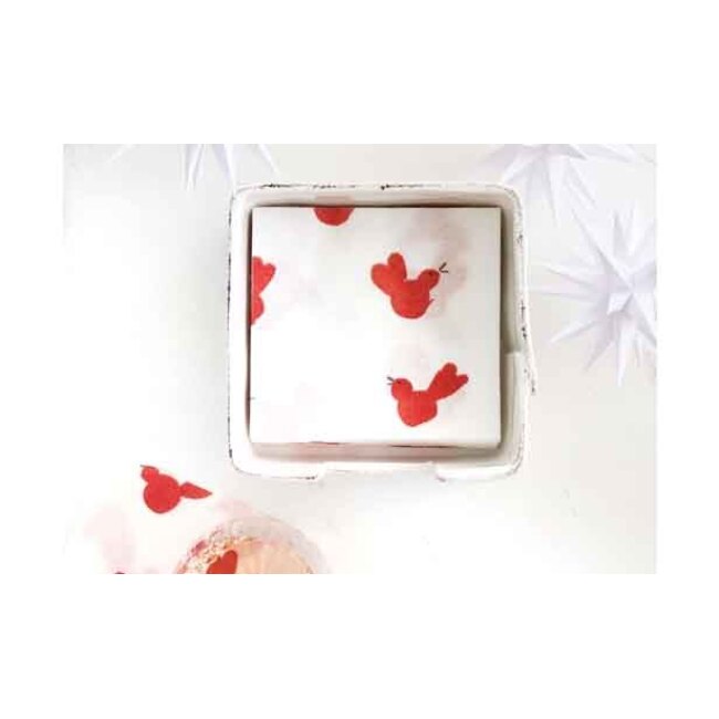 Vietri Papersoft Napkins Red Bird Dinner Napkins 1