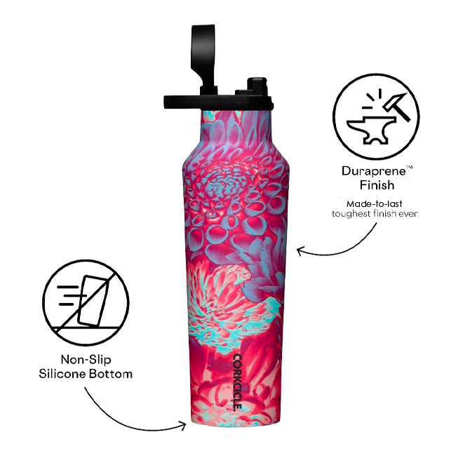 Corkcicle Series A - 20 oz. Sport Canteen | Dopamine Floral