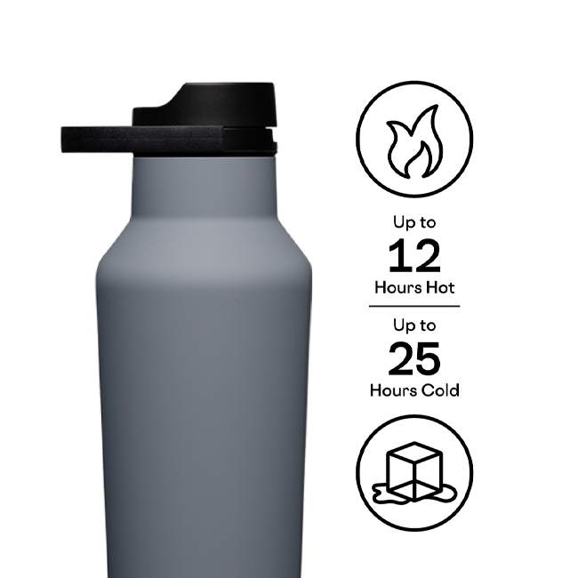 Corkcicle Series A - 20 oz. Sport Canteen | Hammerhead Gray