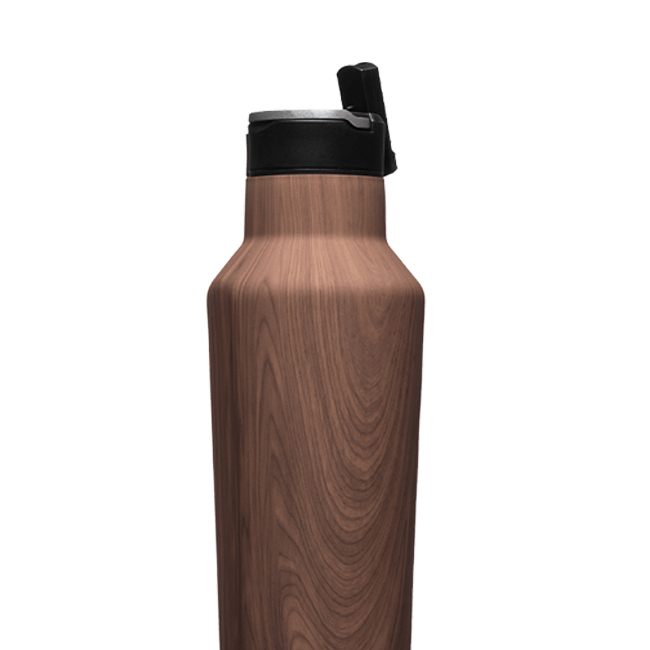 Corkcicle Origins 20 oz. Canteen | Walnut Wood