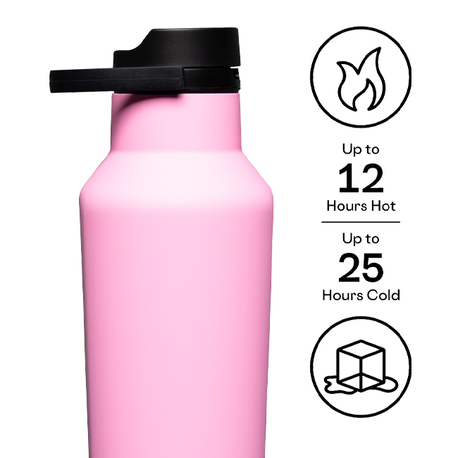 Corkcicle Series A - 20 oz. Sport Canteen | Sun Soaked Pink