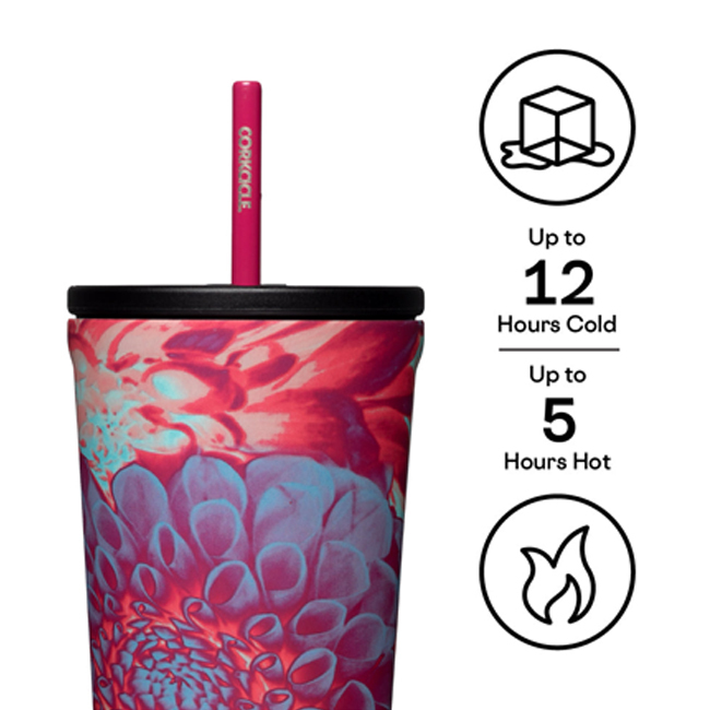 Corkcicle Cold Cup 24 Oz. | Dopamine Floral