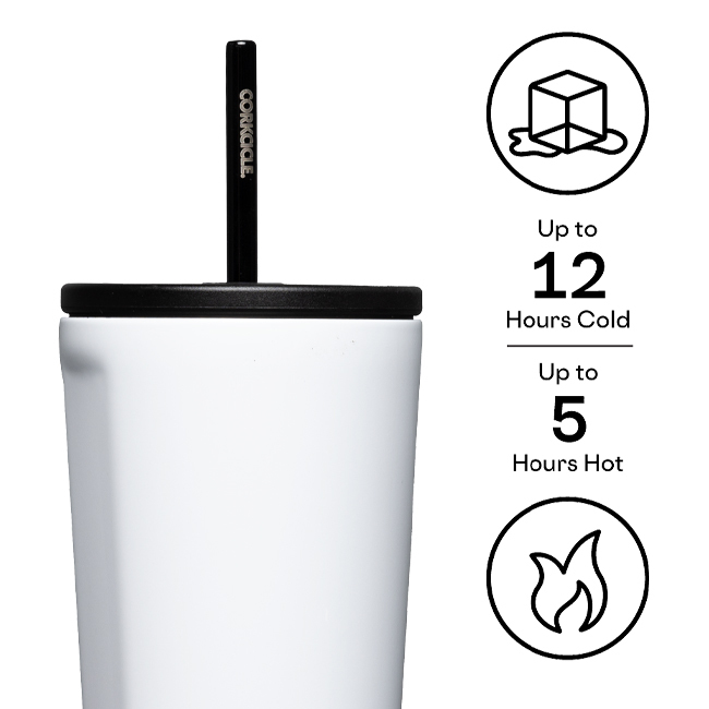 Corkcicle Cold Cup 24 Oz. | Gloss White