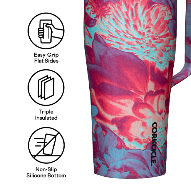 Corkcicle Cold Cup XL 30 Oz. | Dopamine Floral