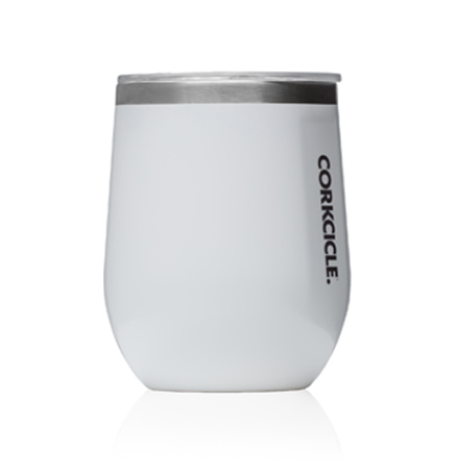 Corkcicle Classic - 12 oz. Stemless Tumbler | Gloss White 