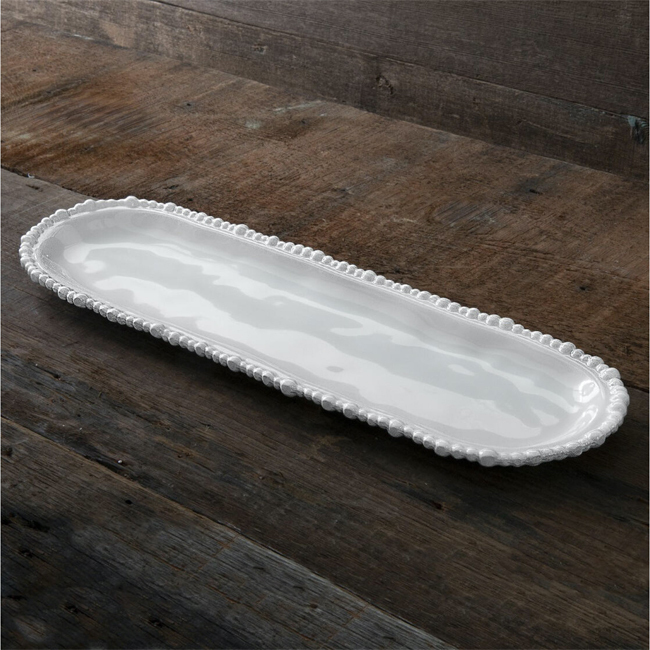 Beatriz Ball VIDA Alegria Melamine Baguette Platter | White 