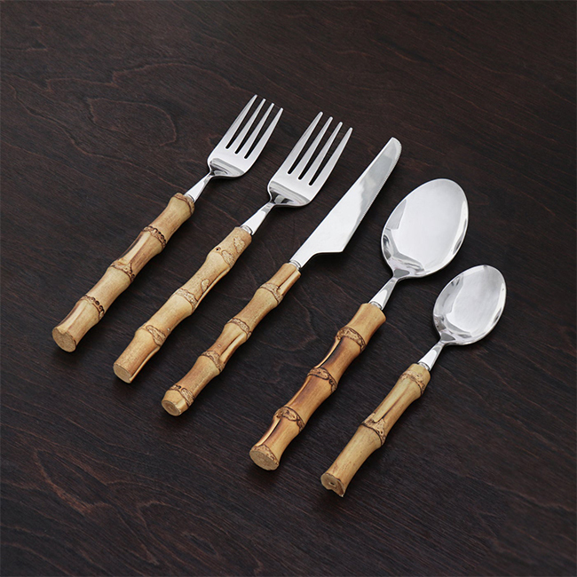 Beatriz Ball VIDA Bamboo Flatware Set 5-Pc