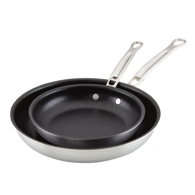 Hestan | Thomas Keller Insignia™ Commercial Clad Stainless Steel TITUM™ Nonstick 2-piece Sauté Pan Set