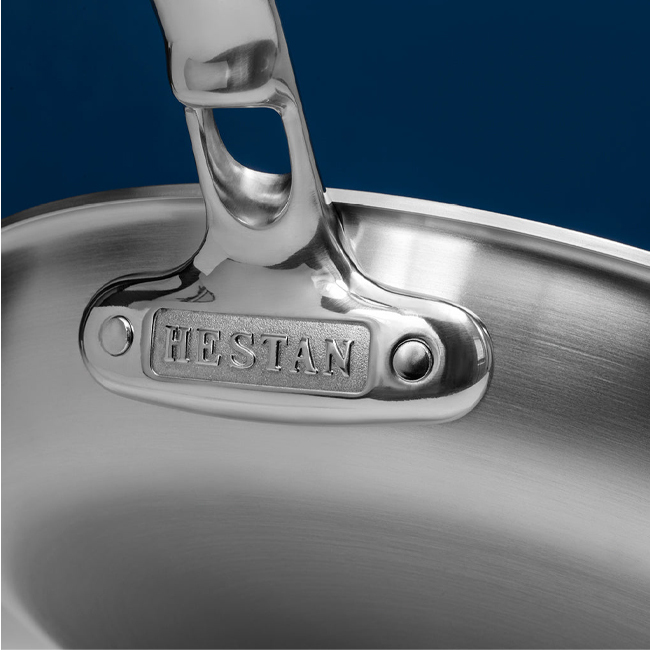 Hestan | Thomas Keller Insignia™ Commercial Clad Stainless Steel Sauté Pan | Set of Two